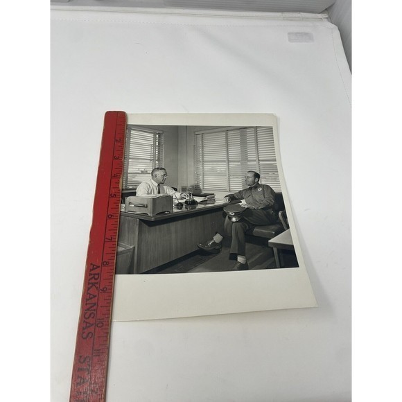 1950's Man Texaco officer worker Original picture photo 8x10 office new jersey - Picture 5 of 10